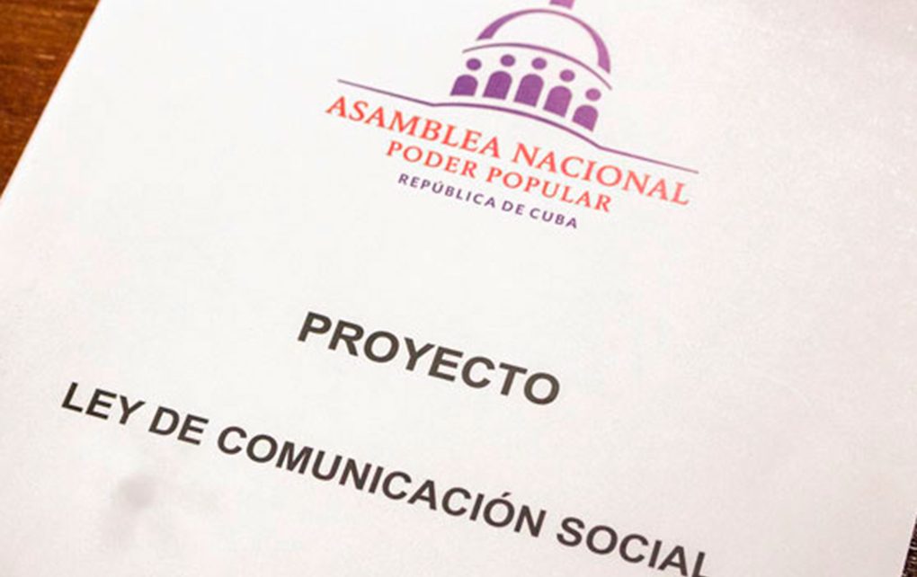 CUBA proyecto de ley de comunicacion social 