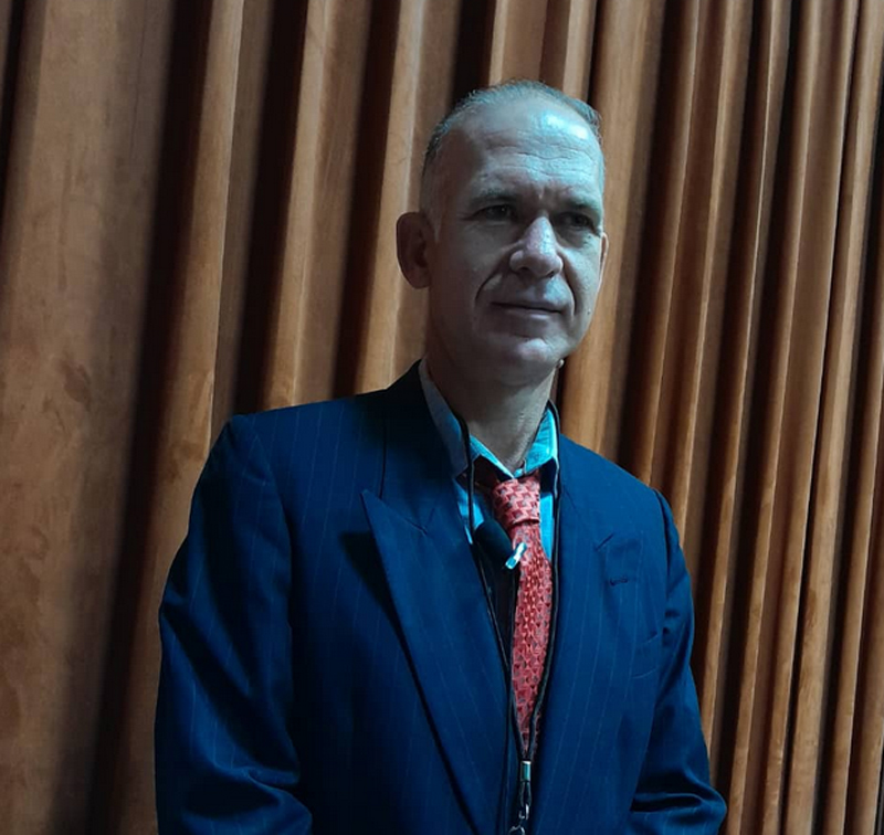 DR. Reyber Jesús Domínguez Pérez, presidente del Capítulo Holguín de la Sociedad Cubana de Cardiología. Foto: Lourdes Pichs Rodríguez
