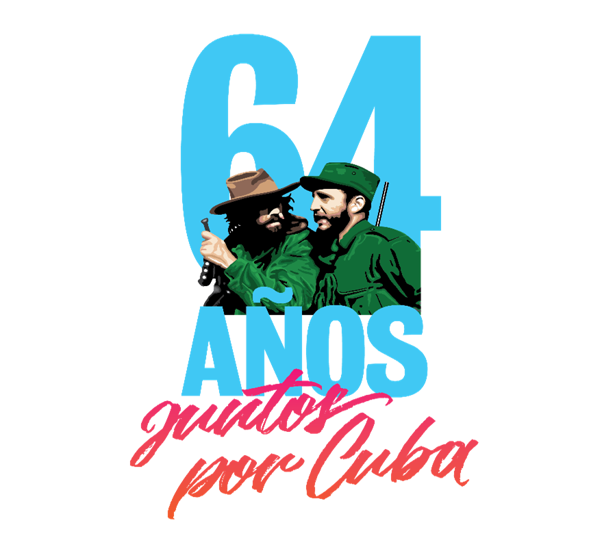 Logo de la Jornada por el 64 Aniversario del Triunfo de la Revolucion